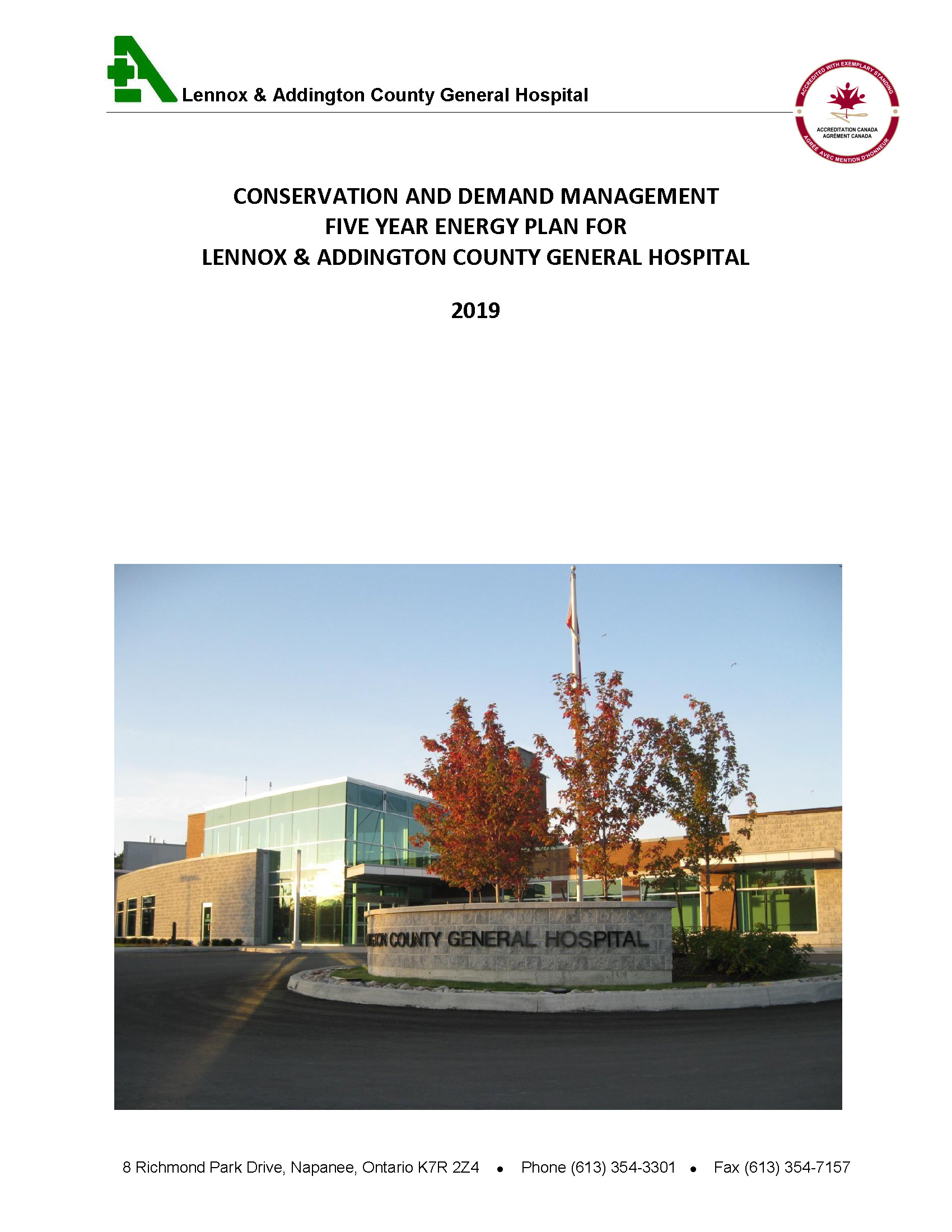 LACGH Conservation and demand management five year energy plan thumbnail image